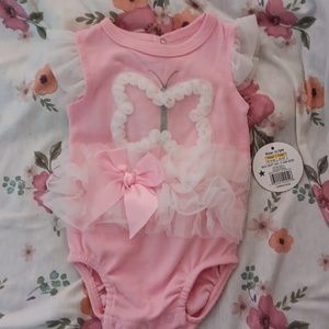 Size 0 to 3 months baby girl onesie brand new with tags